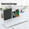 Tangentbord Desktop Key Mini White Writing Tempered Glass Business Office Erasable Note Memo Wrist Rest 230114