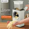 3 in 1 Multifunction processor Vegetable Slicer Manual Kitchen Accessories Grater Vegetable Chopper Round Cutter Potato Garlic Shredder