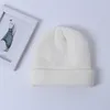 Casquettes de balle unisexe automne hiver couleur unie pastèque Hip Hop tricot laine chapeau casquette neige