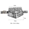 Waist Bags Snake Print Solid Color Ladies Bag PU Leather Belt Female Mini Sexy Luxury Handbag Chest