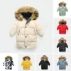 2023 OLEKID Winter Down Jacket For Boys Real Raccoon Fur Thick Warm Baby Outerwear Coat 2-12 Years Kids Teenage Parka 100-160
