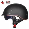 Motorcycle Helmets GXT Retro Helmet Moto Scooter Vintage Half Face Biker Motorbike Crash Casco DOT Certification