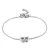 Bangle Fashion Small Bracelets Stainless Steel Link Thin Chain Jewelry For Women