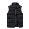 Gilet da uomo 2023 Gilet da coppia in stile coreano T-shirt con colletto alla coreana Gilet Giacca in cotone di seta Abbigliamento invernale da uomo