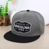 Top Caps 2023 Stil Mektubu İşlemeli Erkekler Hip Hop Vintage Düz Brim Beyzbol Şapkası Klasik Snapback Trucker Dad Hats