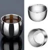 Mugs Portable Double Wall Stainless Steel Cup Heat Insulation Coffee Tea Mug Bowl