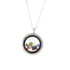 Pendant Necklaces Fashion USA Baseball Floating Charms Locket Sport Fans Necklace 12 Designs For Choosing