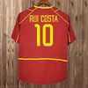 Portugal Retro Soccer Jerseys Rui Costa Figo Ronaldo Nani CARVALHO Chemises de football classique Portugal Uniformes 00 02 15 16 97 98 1999 2002 2004 2006 2010 2012 2014 04 06