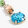 Kolczyki Dangle Wysoka jakość 3 colors Crystal Drop Biżuter