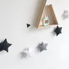 Beddengoed sets Noordse babykamer decoratie muur hangende decor tent bed ster slingel slinger snaar feest banner douche ornamenten po rops po props