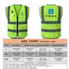 Отражающий жилет Antistatic Hi Vis vis ubecoat Безопасный жилет с отражающими карманами и молнии для мужской газонаходы.