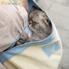 Cat Carriers Crates Houses Portable Pet Dog One-Shoulder Bag Breathable Outdoor Travel Bandoulière élargie pour petit moyen grand Goniu