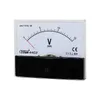 CHHUA 44C2 DC Analog Voltmeter Panel M￤tare Voltage M￤tverktyg 1V2V3V5V10V15V20V30V50V100V150V250V300V450V500V