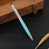 Metallic Crystal Pen Office Stationery School Supplies Handwriting Diamond Ball Point 1.0mm Ballpoint Pens