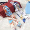 Accessoires Silk Sjang voor handtassen Fashion Tote Bag Ribbon Headscarf Patroon Wilde sjaals voor gebonden tas Groothandelsprijs