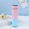 500ml Smart Water Bottle Intelligent Thermal Insulation Cup Vacuum Insulated Stainless Steel Thermal Bottle Temperature Measuring Water Cup 002