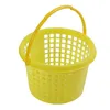 Panier en plastique pour œufs de pâques, panier décoratif de vacances, seau de rangement pour cadeaux de pâques, panier de cueillette à la main 001, 2023