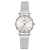 Relógios de punho 2023 Women Women Moda Marca Silver Dial Dial