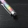 Metallic Crystal Pen Office Stationery School Supplies Handwriting Diamond Ball Point 1.0mm Ballpoint Pens