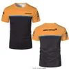 Formule 1 Mclarens Hommes T-shirts Team Racing Car Nouvel Été F1 T-Shirts Impression 3D Hommes Femmes Sport Décontracté O-cou T-shirt Enfants T-shirts Hauts Jersey