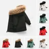 Kids Designer Down Coat Winter Jacket Boy Girl Baby Outerwear Jackets with Badge Thick Warm Outwear Coats Children Parkas Fashion Class