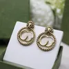 Classic Designer Earrings Women Men Fashion Stud Earring 5 Styles Gold Diamond Animal Design Luxury Jewelry