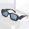 Occhiali da sole rettangolari da donna e da uomo Occhiali da sole quadrati 17W con montatura per occhiali in acetato Occhiali da sole con maschera pilota Occhiali da sole alla moda forniti con il pacchetto