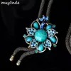 Ketten Retro Charme Pfau Halskette Schmuck Antike Frauen Blume Pullover Lange Kette Kostüm Zubehör Für