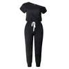 Jumpsuits voor dames rompelt yashangyi combinatie femme 2023 sexy een off -schouder jumpsuit en vrouwen korte mouw tuniek zomeralls bod