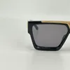 Mens solglasögon Designer Men Glassar Z1502 1.1 Evidence Style Anti-ultraviolet Classic Retro Square Acetate Black Frame Exude Statement-Making Appeal Box 395