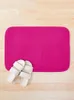 Bath Mats Pink Fuchsia Solid Color Decor Mat Doormat Welcome Home Rectangle Anti-slip Carpet Rug Bedroom Entrance Floor