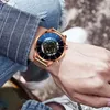 Wristwatches 2023 Geneva Fashion Men's Watch Alloy Mesh Band Wristwatch Men Date Display Sports Male Clock Reloj Hombre Saati