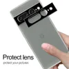 Protecteur de caméra en verre trempé 3D pour Google pixel 6 pro 6A 7Pro film en soie trempé Big Edge noir