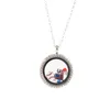 Pendant Necklaces Fashion USA Baseball Floating Charms Locket Sport Fans Necklace 12 Designs For Choosing