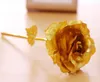 UPS Valentine Day girl gifts Christmas Day Gift 24k Gold Foil Plated Rose Creative Gifts Lasts Forever Rose for