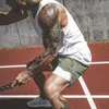 Męskie szorty CrossFit 2 w 1 Running Men Sports Szybkie ćwiczenia treningowe Joggers Gym z wbudowanymi kieszonkowymi liniowcami