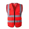 Construction vest Safety Vest Reflective Surveryor Yellow Orange vest Jacket High visibility workwear