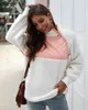 Women's Hoodies Sweatshirts Spot 2023 European och American Autumn Winter Street Solid Color Long-Sleeved Button
