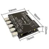 ZK-MT21S Bluetooth-compatible Amplifier Board-Digital Power Stereo Board 2.1 Channel 50Wx2 add 100W for Home