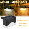 Lámparas de pared para exteriores, lámpara Solar Led multicolor con Sensor de movimiento Pir, luz impermeable, luces de paso para jardín, valla para balcón, FFT