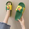 Tofflor orange kvinnor mode sommar härlig tecknad flip flops fruktskor kvinna sandalias mujer