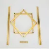 Vases 4-piece Set Wedding Arch Gold-Plated Geometric Flower Stand Home Decoration Shiny Metal Iron Rectangle Square Frame Backdrop