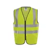 Vêtements de construction Gilet de sécurité pour hommes 3M Reflective Stripes Work Reflctive Vest For Men and Women