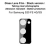 2,5D Clear Thone Back Camera Protector Glass Lins Cover для Samsung Galaxy A21S A12 F41 M21S M31 Z FOLT2 F42 5G F62 M22 F22 A02S F02S A82 Протектор экрана Black Black