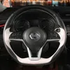 for Nissan Teana X-Trail Qashqai March Serena 2017-2019 Altima Teana 2019 steering wheel cover hand-sewn leather special handle