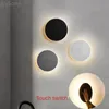 Muurlamp touch flexibel lees SCONCE drie kleuren slaapkamer licht met slimme loft hangers levende room