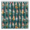 Shower Curtains Vintage Garden Gnomes Doll Head Curtain High Res Pos On Novelty Black White Dark Teal Background With Hooks