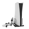 Game Controllers Vertical Stand For PS5 Console Dual Controller Charging Station Dock With 2 Port & Joysticks1