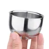 Mugs Portable Double Wall Stainless Steel Cup Heat Insulation Coffee Tea Mug Bowl