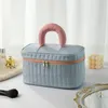 Storage Bags Sweet Color Portable Women Cosmetics Makeup Toilet Travel Bag Organizer Boxes Zipper Beauty Case Pouch WaterproofStorage